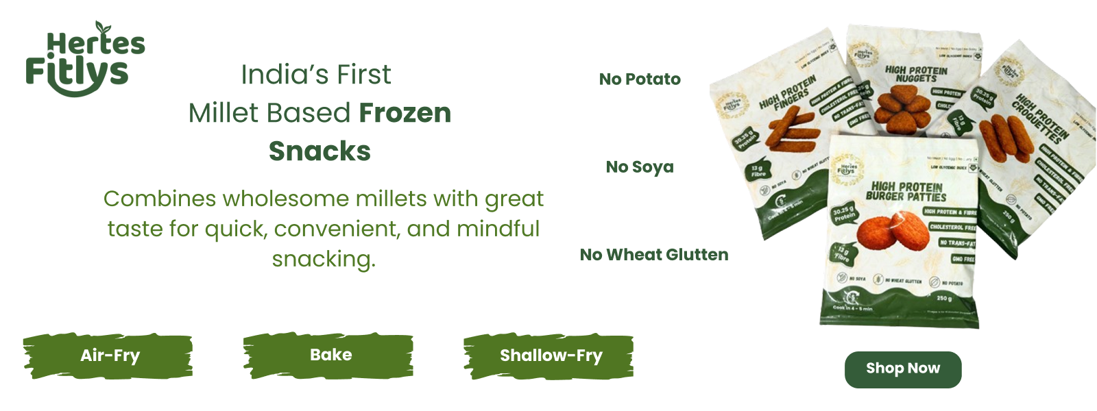 Millet Based Frozen snacks